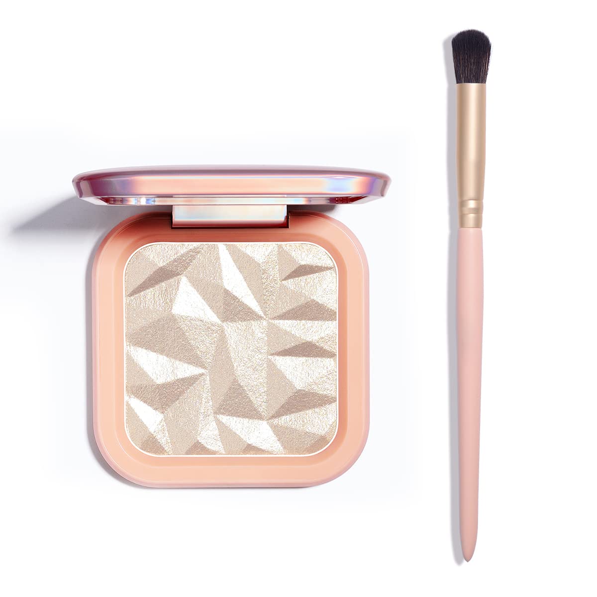 ELESSY Highlighter Makeup Palette,Face Glitter illuminator Palette,Natural Sparkling Finish Highlighter Powder,High Glossy Shimmer Smooth Baked