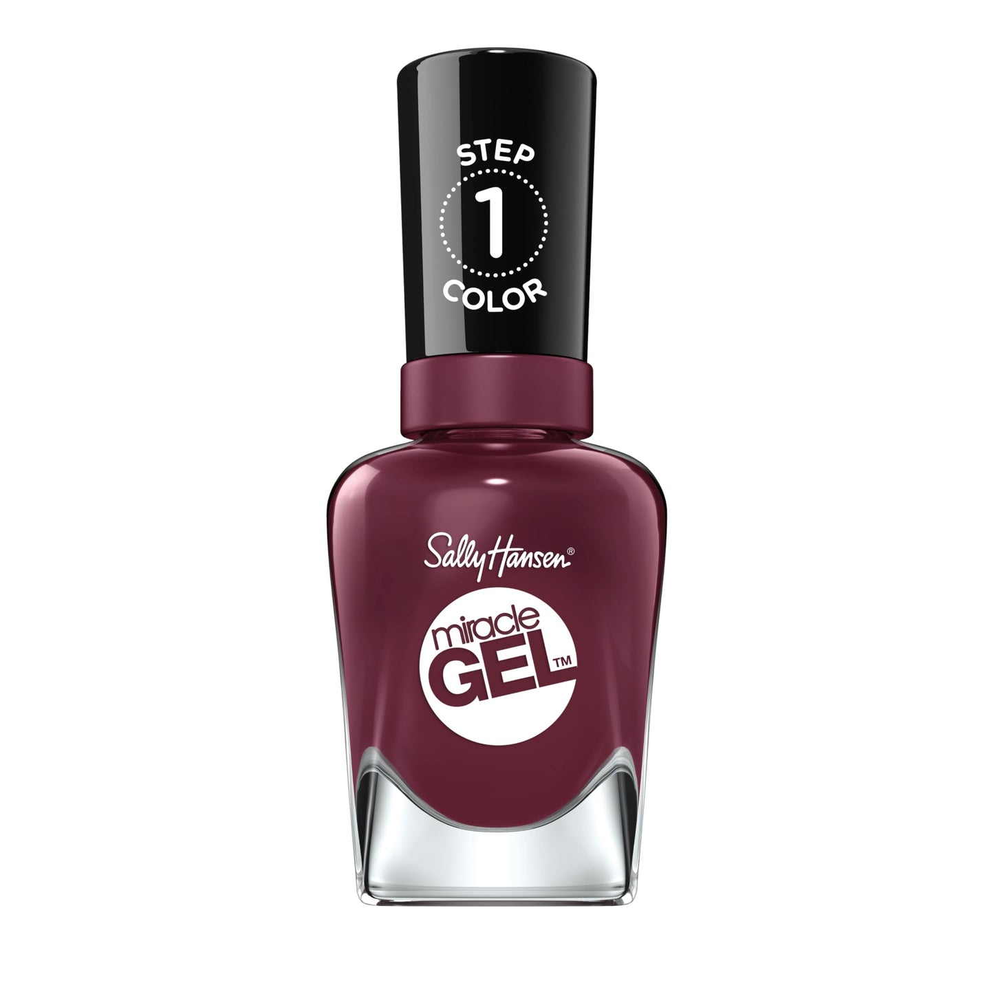 Sally Hansen Miracle Gel Salon Quality Nail Polish | Gel-Like Formula, Two-Step System, No UV Light Needed, Long Lasting | Opaque, Glossy | 489