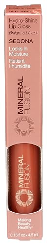 Mineral Fusion HydroShine Lip Gloss, Sedona, 0.15 Ounce