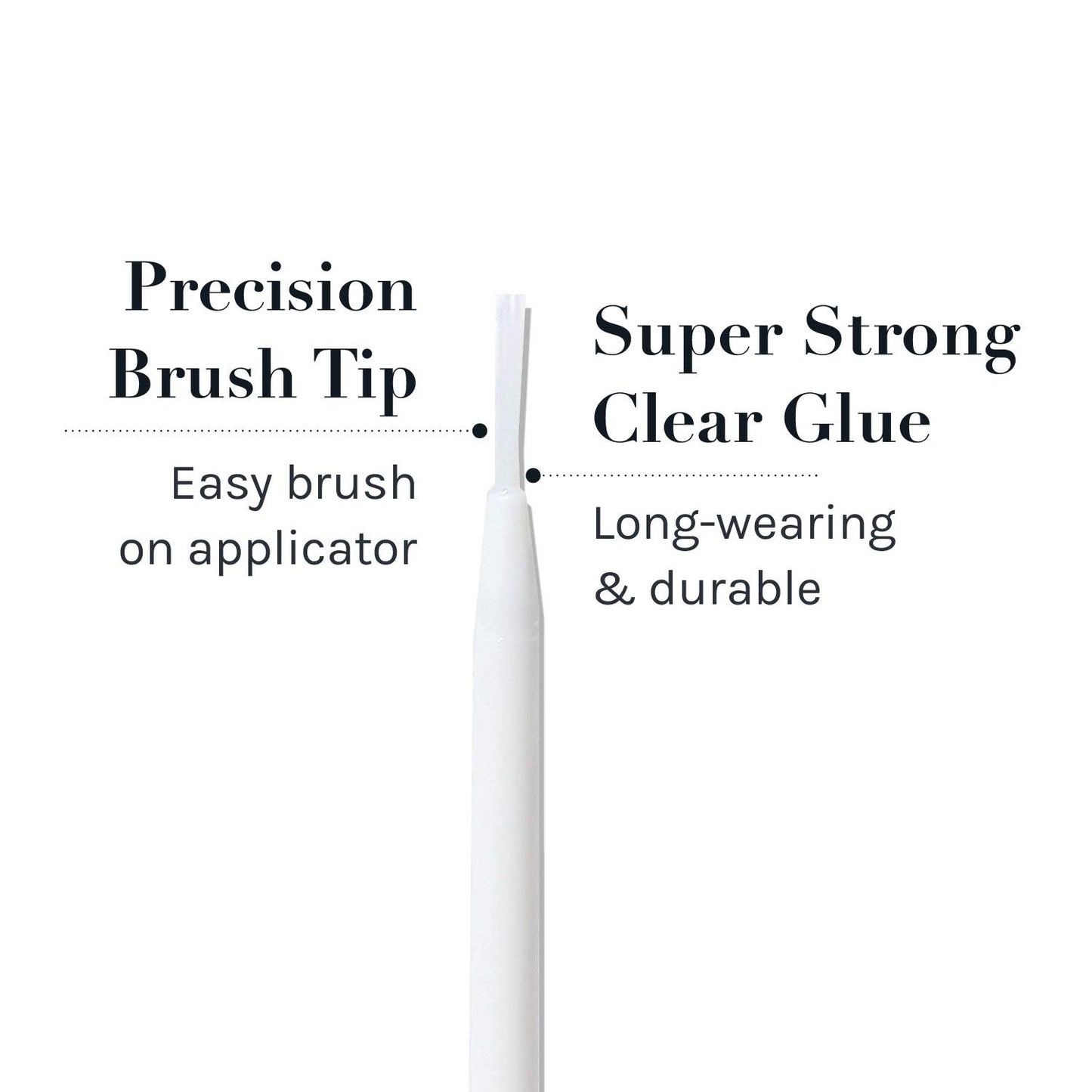 AOA Studio Eyelash Lash Glue Enhancers 4pcs Strip Lash Adhesive Strong Hold Water Proof Formula No Irritation Latex Free Long Lasing Quick Dry Eyelash