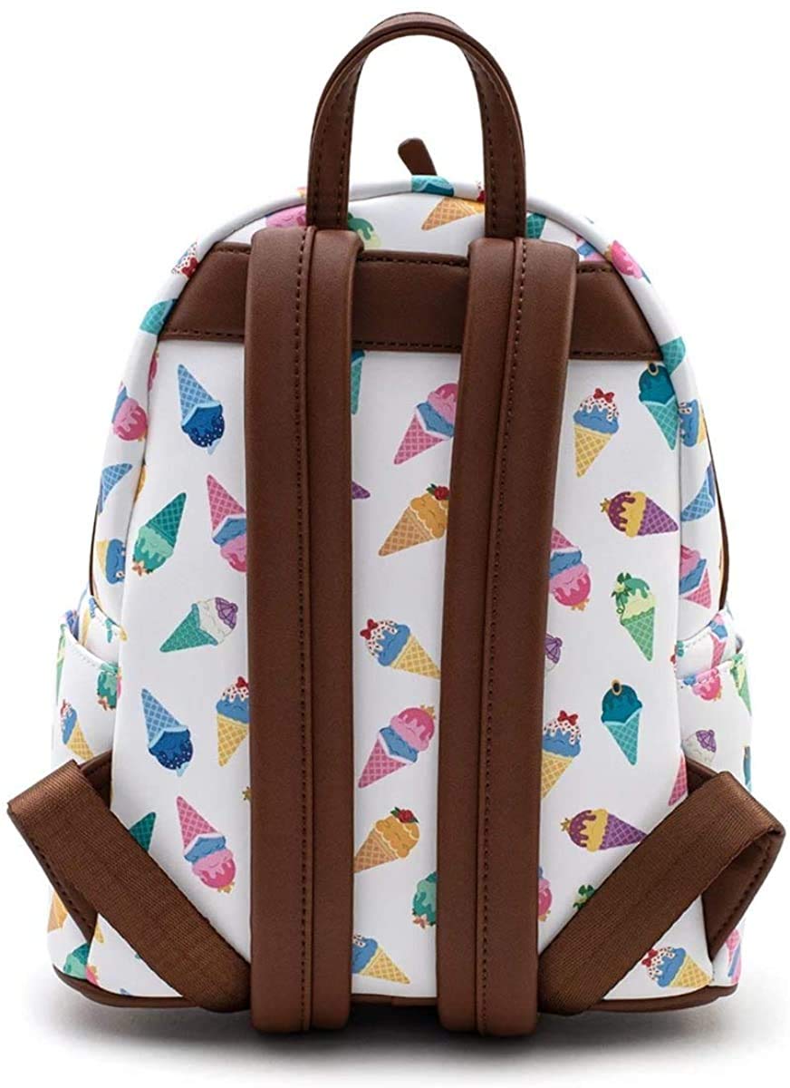 Loungefly x Disney Princess Ice Cream Mini-Backpack (One Size, White Multi)