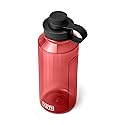 YETI Yonder 1.5L/50 oz Water Bottle with Yonder Tether Cap, Rescue Red