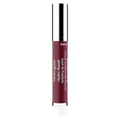 Neutrogena Hydro Boost Moisturizing Lip Gloss, Hydrating Non-Stick and Non-Drying Luminous Tinted Lip Shine with Hyaluronic Acid to Soften