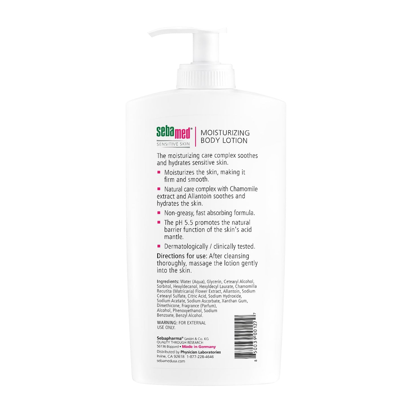 Sebamed Moisturizing Body Lotion for Normal and Sensitive Skin 13.50 Fl oz (400mL) with Pump Pack of 2