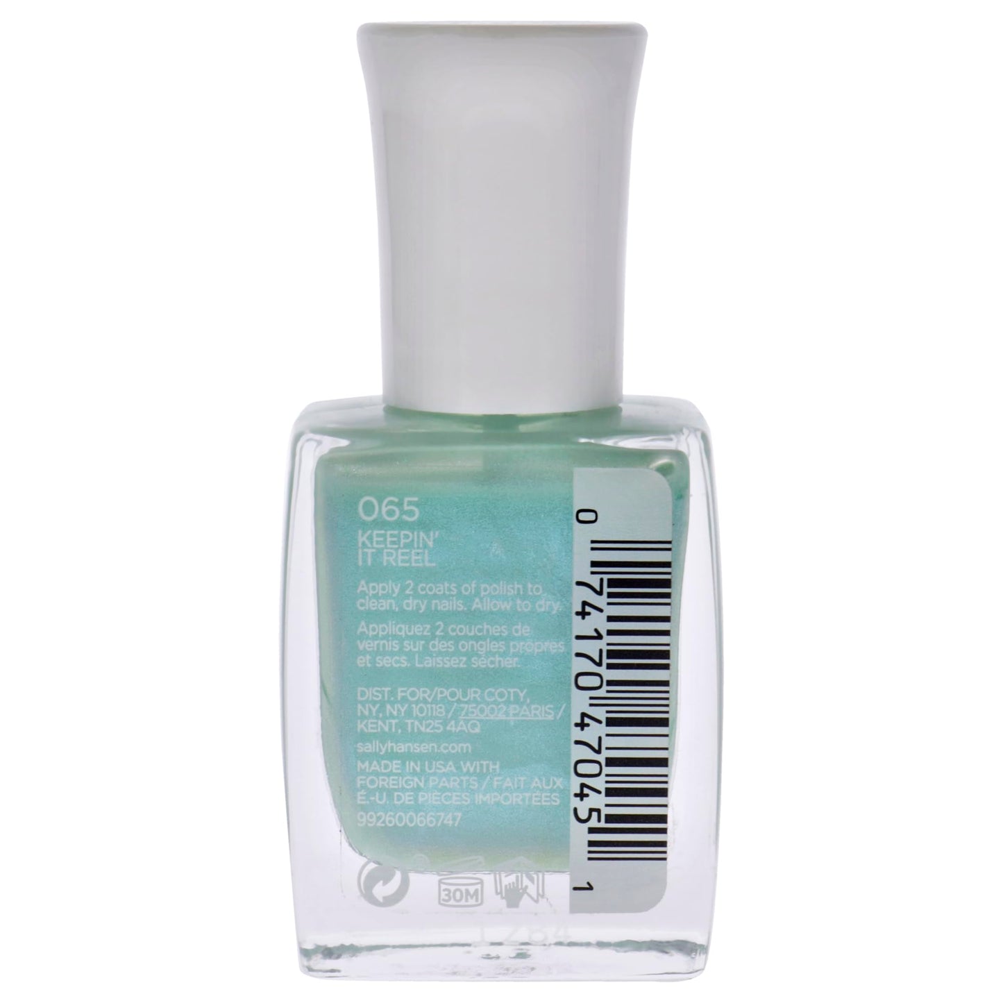 Mega Strength Nail Color - 065 Keepin It Reel by Sally Hansen for Women - 0.4 oz Nail Polish Beauty & Personal Care Sally Hansen