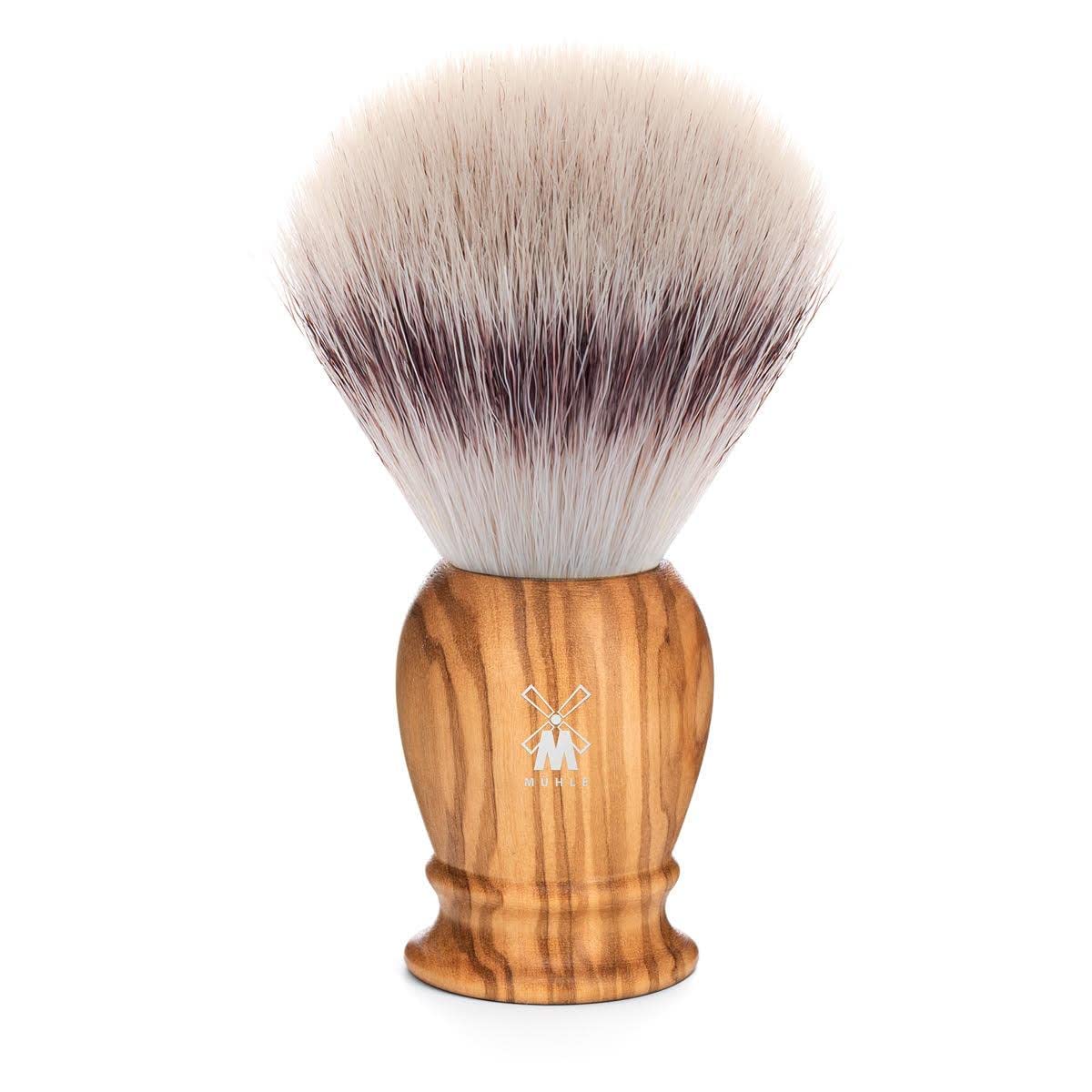 MÜHLE Classic Olive Wood X-Large Silvertip Fiber Shaving Brush - Synthetic Luxury Shave Brush for Men, Rich Lather Beauty and Personal Care MÜHLE