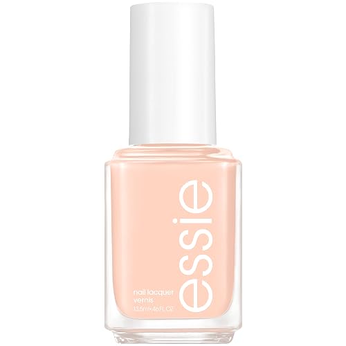 essie nail polish, limited edition spring 2022 collection, pastel peach nail color with a cream finish, 8-free vegan formula, well nested energy, 0.46 Beauty & Personal Care essie