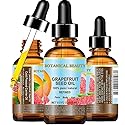 GRAPEFRUIT SEED OIL. 100% Pure / Natural / Undiluted /Refined COLD PRESSED CARRIER OIL (Not Essential Oil). 0.5 Fl.oz.- 15 ml. For Skin, Hair and Lip