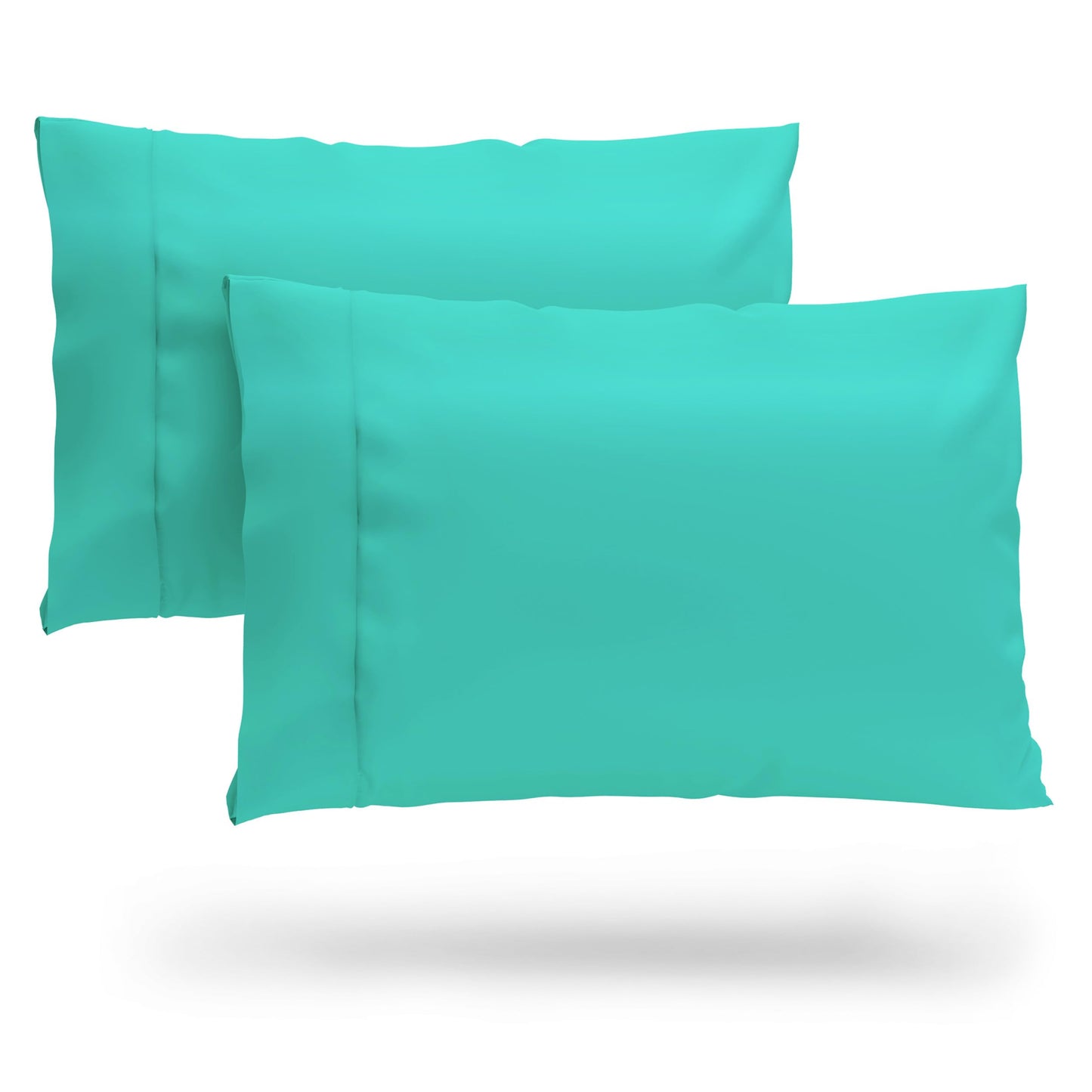Cosy House Collection 100% Rayon Derived from Bamboo Pillowcase Set - Cooling, Breathable, Silky Soft 2-Piece Envelope Closure Pillow Case Cover Set
