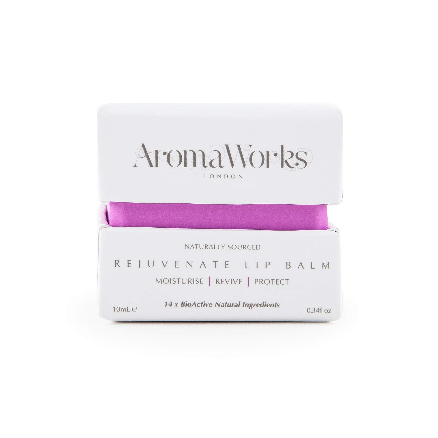 AromaWorks London Rejuvenate Lip Balm - Highly Moisturising Treatment For Lips - Protects Against All Weather Conditions - Contains Jojoba Wax, Shea Beauty and Personal Care AromaWorks London