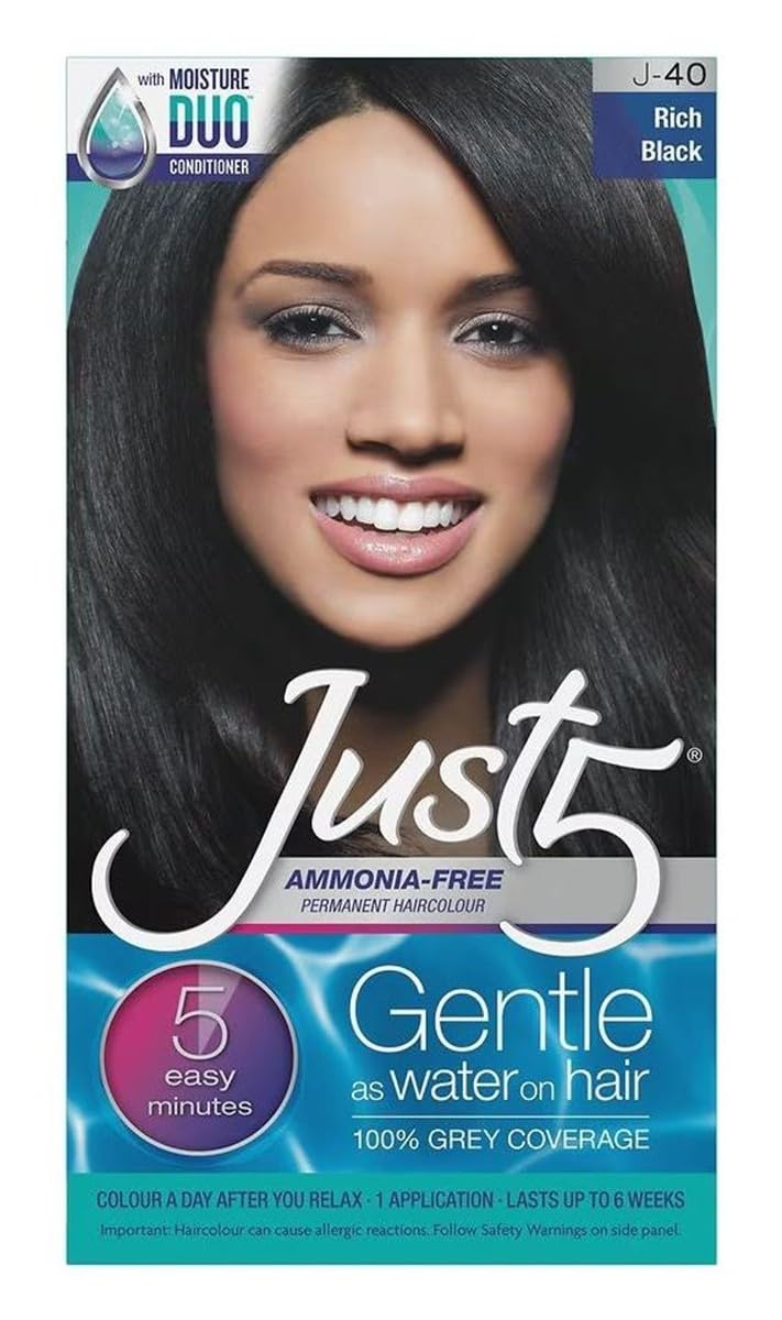 Just 5 Color Rich Black J-40 (2 Pack)