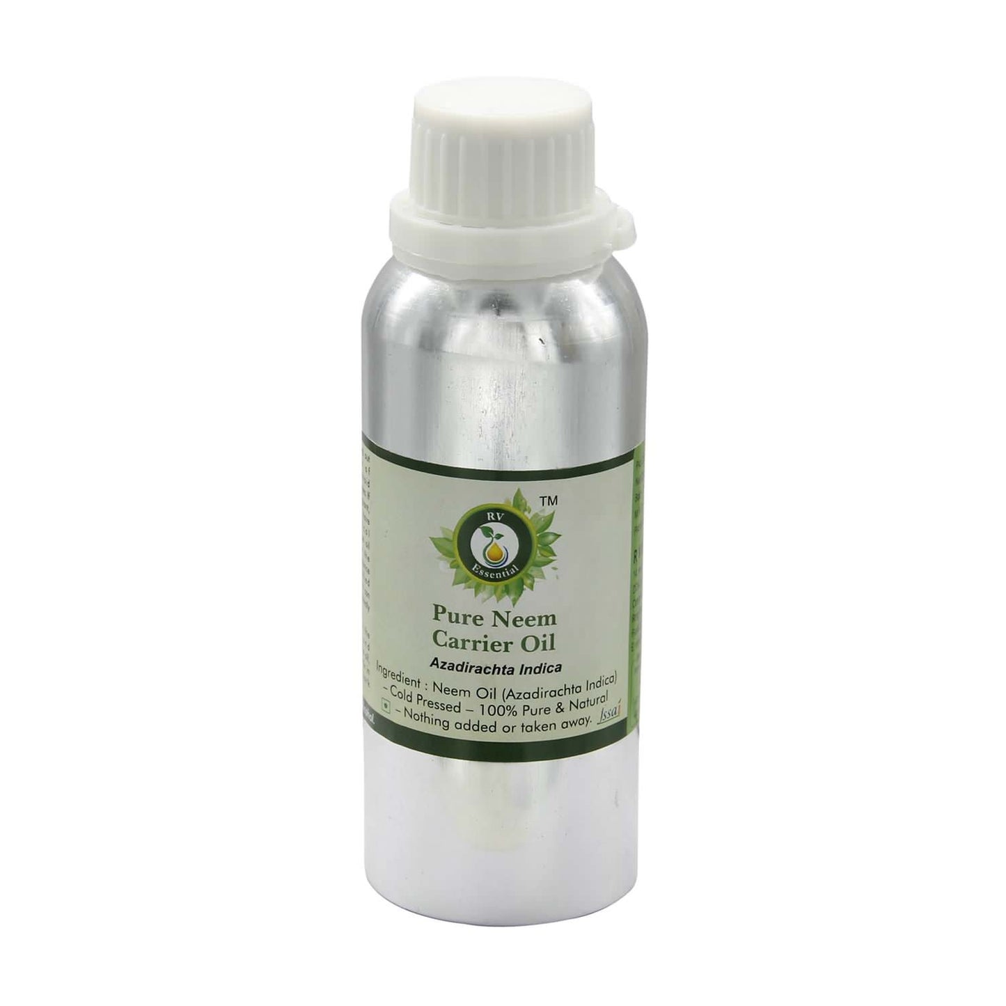 R V Essential Pure Neem Carrier Oil 1250ml (42oz)- Azadirachta Indica (100% Pure and Natural Cold Pressed) Beauty and Personal Care R V Essential