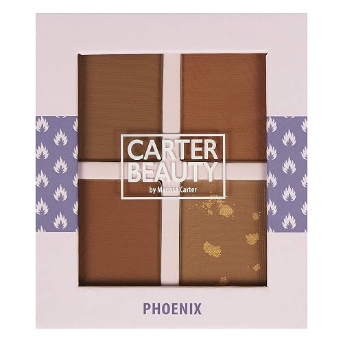 Carter Beauty By Marissa Carter Bronzer Palette - Adds Instant Colour And Depth To The Face - For A Sun-Kissed Look All Year Round - Suitable