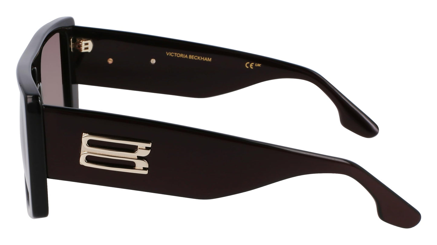 Victoria Beckham VB678S 605 Metallic Burgundy 57/13/145 Women's Sunglasses, 605 Metallic Burgundy, 57/13/145