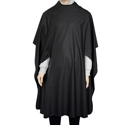 Professional Waterproof Hair Cape - Chemical Resistant Hairdresser Cape For Dyeing - Adjustable Neck And Hand Hole - Bleach Proof Hair Capes