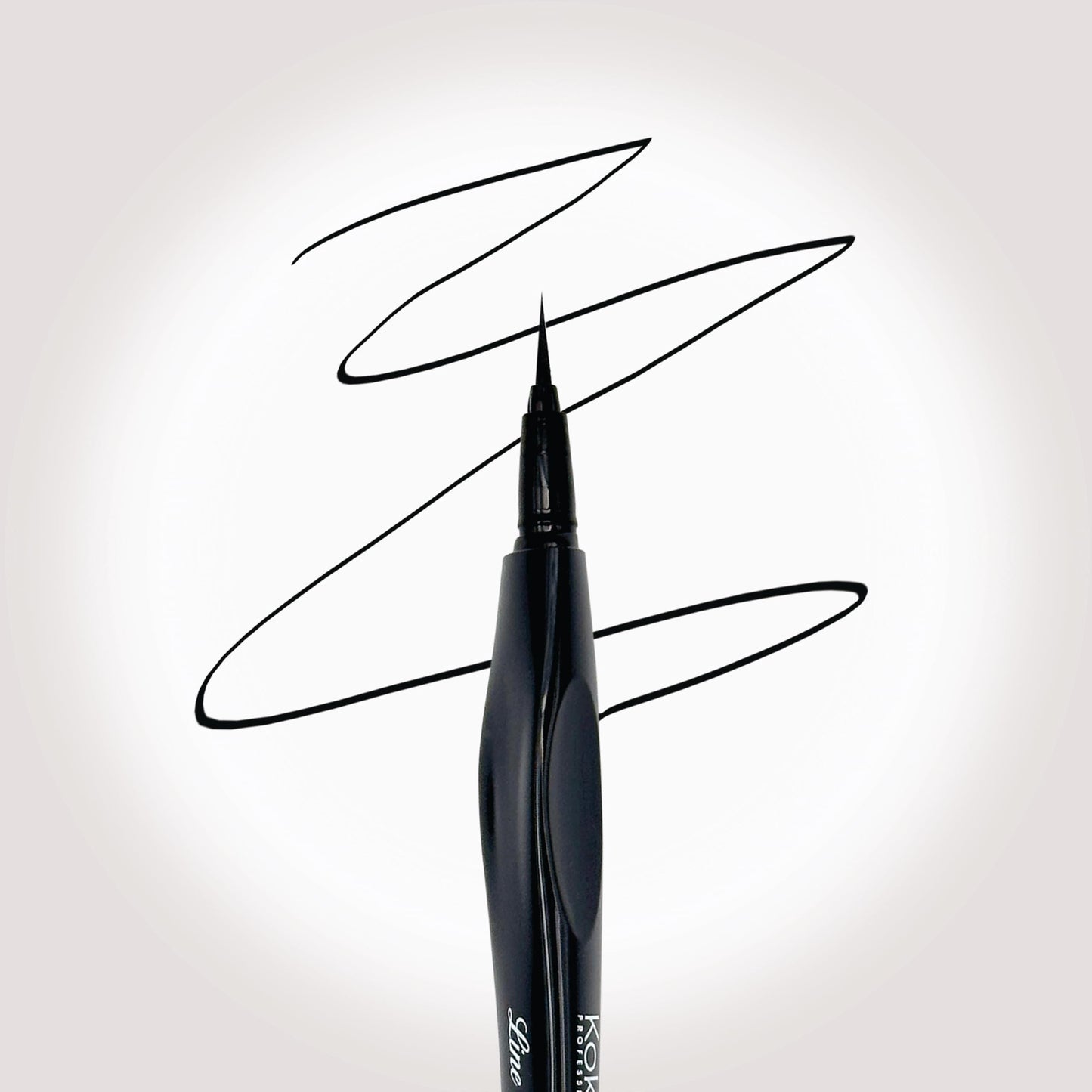 Kokie Cosmetics Line & Style Liquid Eyeliner, Jet Black, 0.014 Fluid Ounce