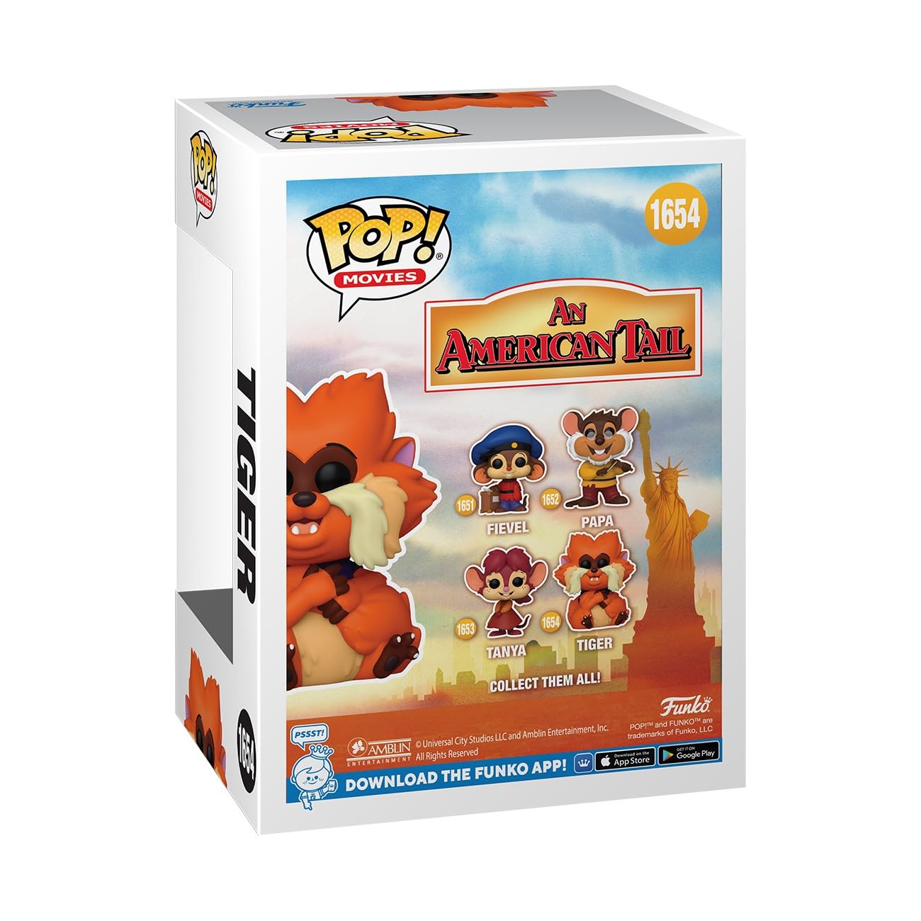 Funko POP Movies: American Tail - Tiger - Collectable Vinyl Figure - Gift Idea - Official Merchandise - for Kids & Adults - Movies Fans - Model…