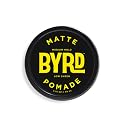BYRD Hair Matte Pomade - Medium Hold, No Sheen, For All Hair Types, Mineral Oil Free, Paraben Free, Phthalate Free, Sulfate Free, Cruelty Free, Water
