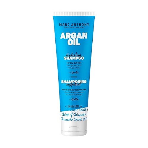 Marc Anthony Argan Oil Shampoo with Keratin - Moisturizing & Revitalizing for Dry, Dull Hair - Repairs, Strengthens & Enhances Shine with Nourishing
