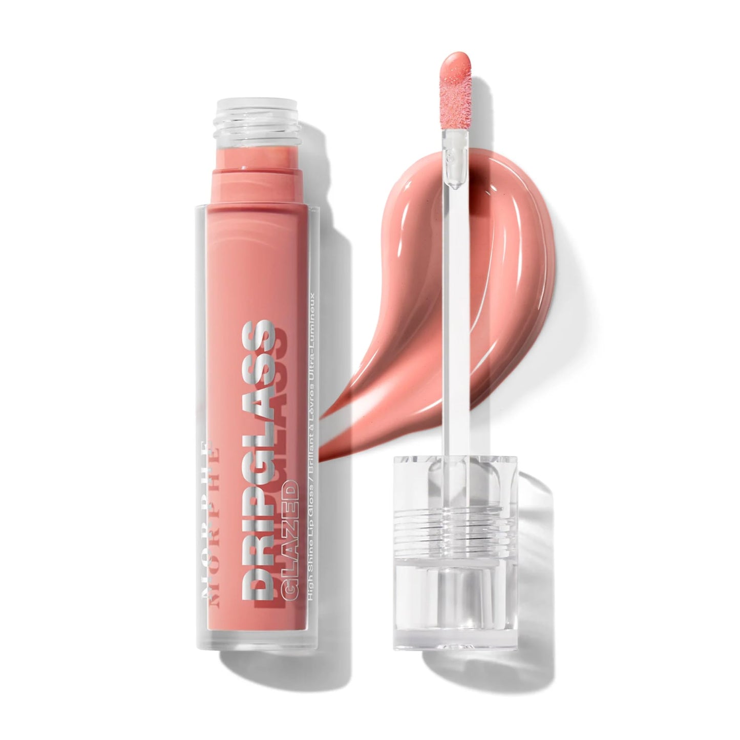 MORPHE Dripglass High Shine Lip Gloss - Semi-Sheer or Full Coverage Lip Color with Glass-Like Shine and Nonsticky Finish - Infused With Squalane
