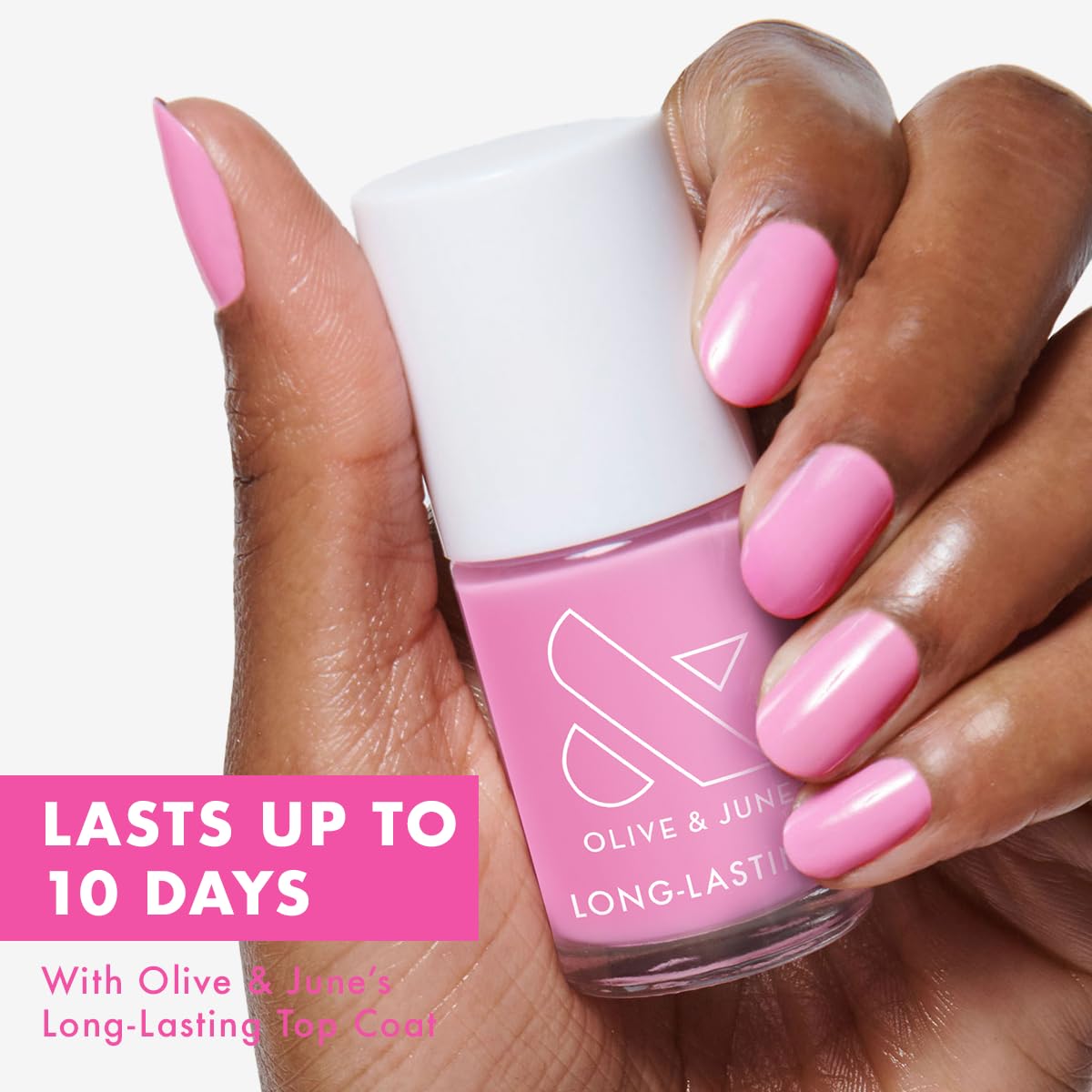 Olive & June Long Lasting Summer Nail Polish | Plump Gel-Like Finish No Lamp Needed | Lasts up to 10 days | Salon-Quality 15-Free Vegan & Cruelty-Free Beauty & Personal Care Olive & June