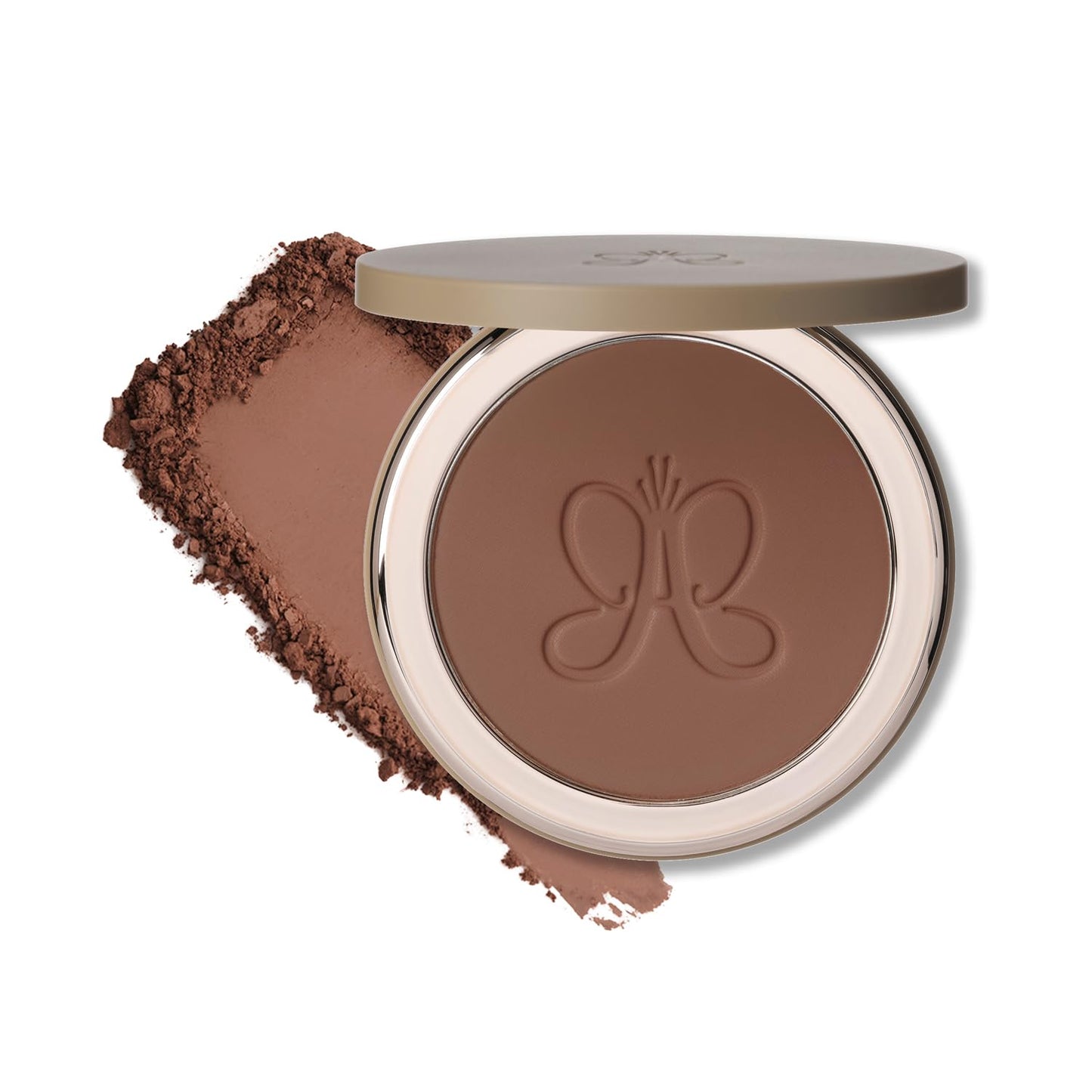 Anastasia Beverly Hills Smooth Blur Bronzer - Weightless Sun-Kissed Pressed Powder for Sculpting, Warming, and Blurring Skin Texture - Sunset Sizzle