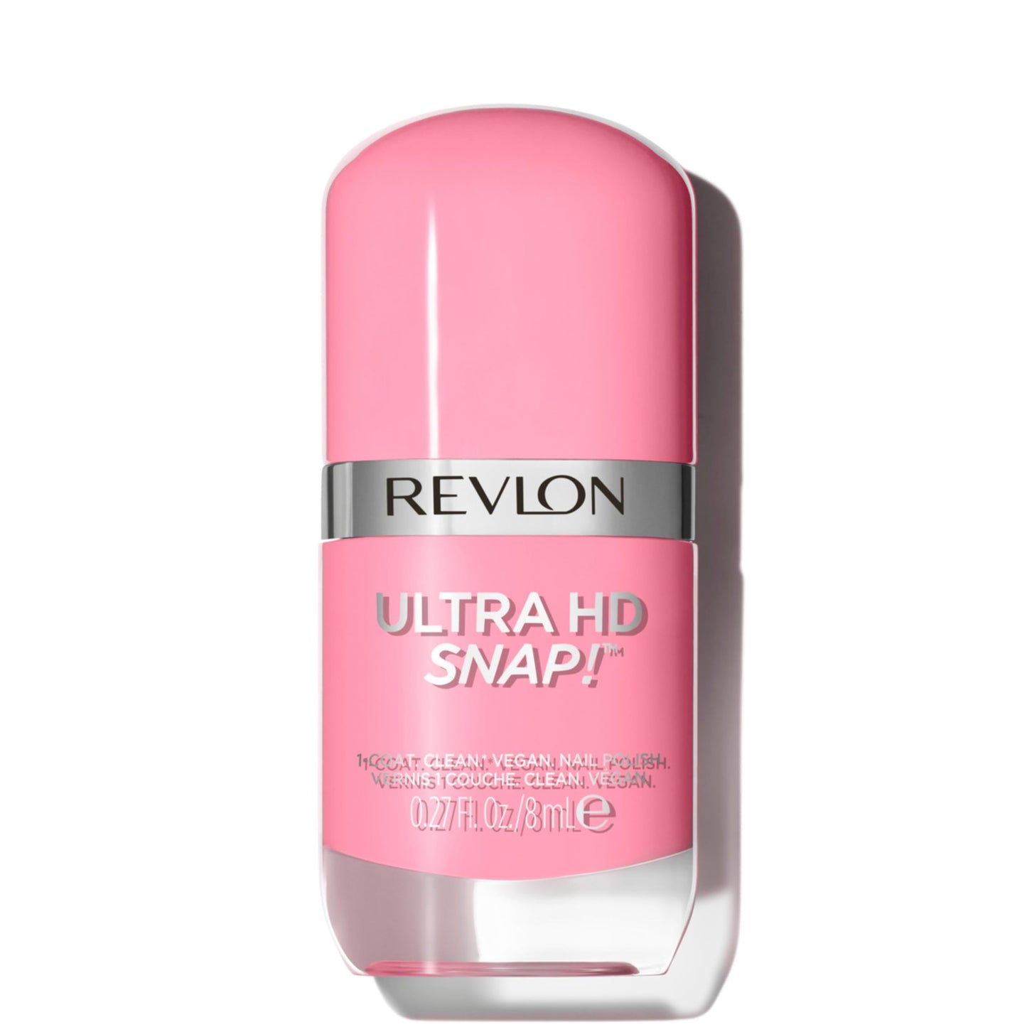 REVLON Ultra HD Snap Nail Color, Natural Rich Glossy Polish, 100% Vegan Formula, No Base or Top Coat Needed, 008 Damsel in a Dress, 0.27 fl oz