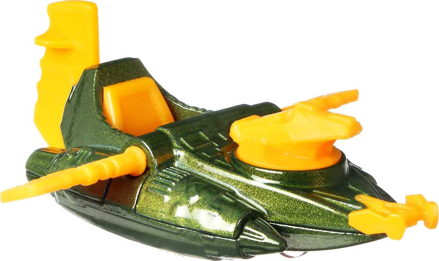 Hot Wheels Toy Car, Premium 1:64 Scale Die-Cast Masters of The Universe Wind Raider, Collectable Vehicle with Metal/Metal Chassis & Real Riders Tires