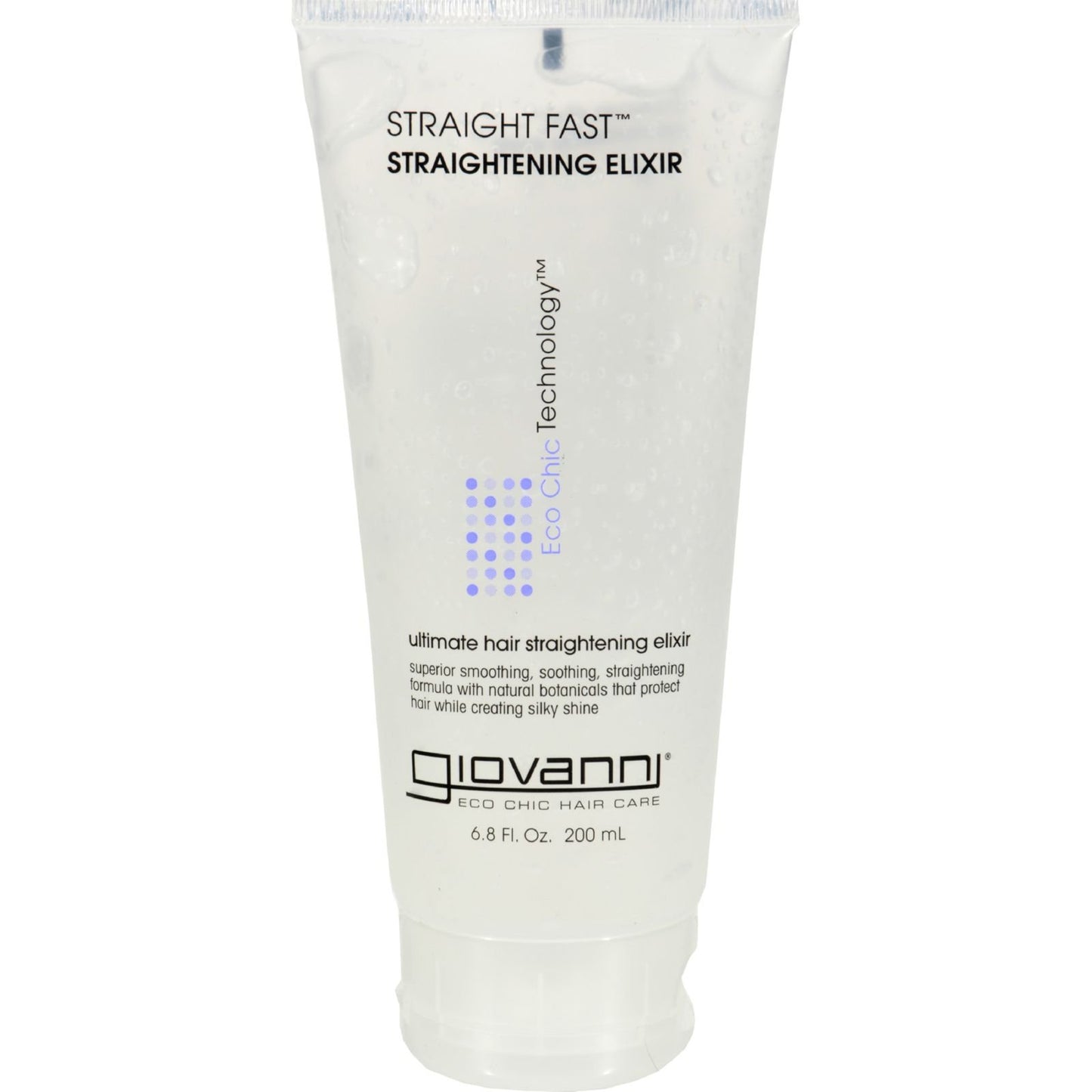 Giovanni: Straight Fast Hair Elixir with Shine, 6.8 oz (12 pack)
