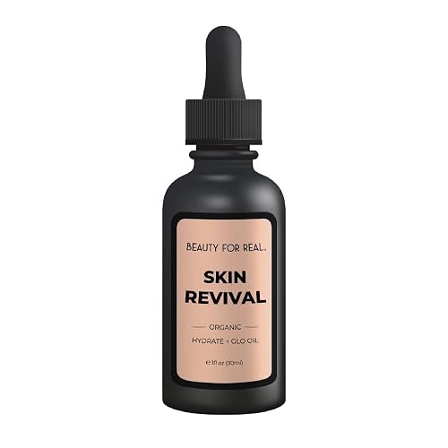 Beauty For Real Skin Revival Hydrate + Glo Oil - Luxury Face Oil - Reduces the Appearance of Fine Lines & Wrinkles - Hydrates, Soothes & Restores