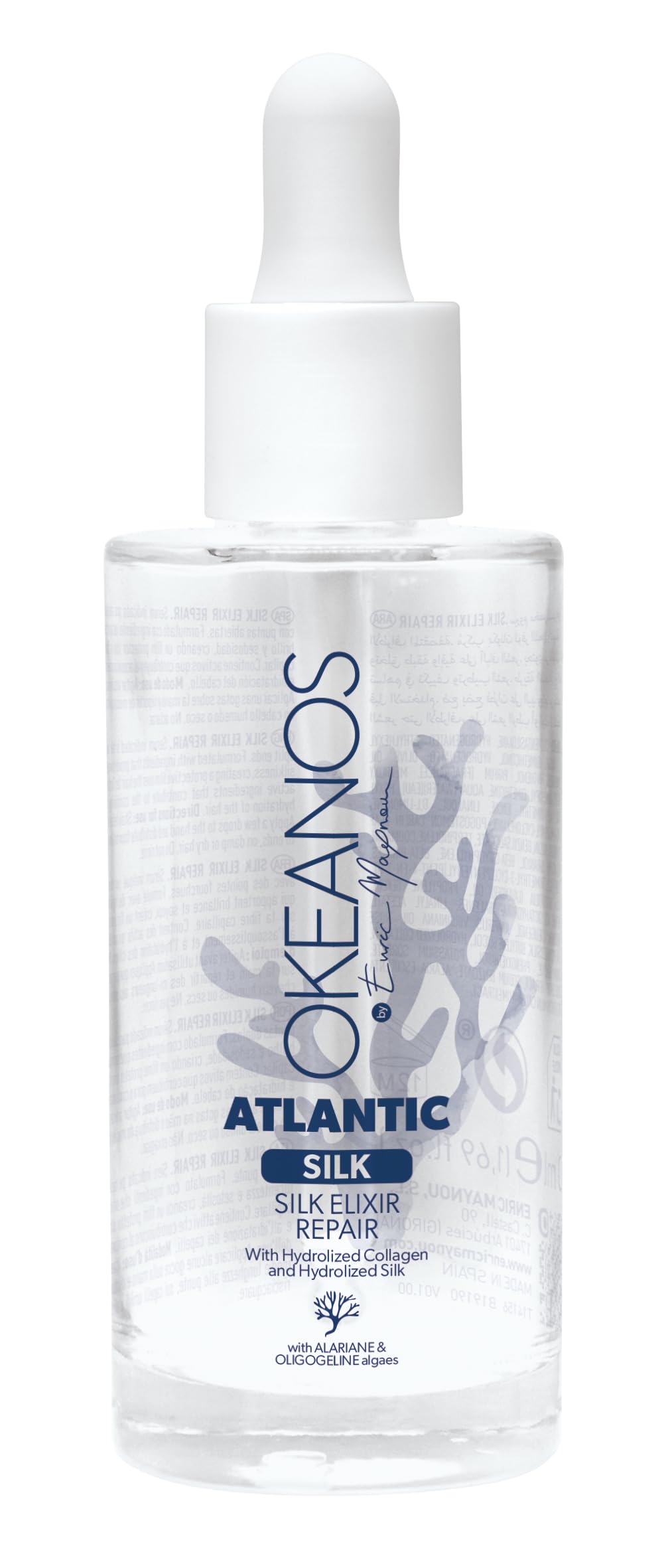 OKEANOS Moisture Nutritive Ritual Box, Professional Intensive Nutrition & Hydration Hair Care Set, Shampoo, Mask, Repair Elixir & Bi?Phase Conditioner