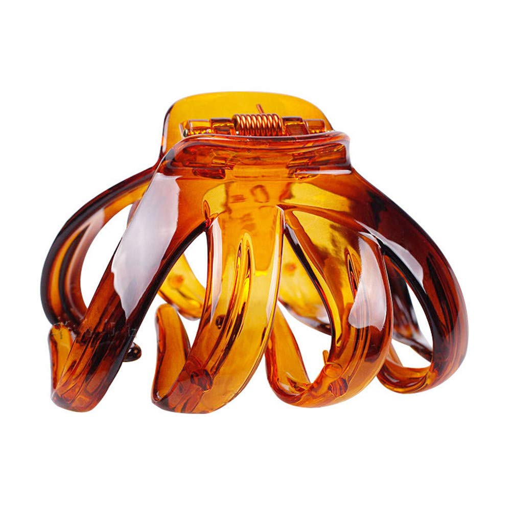 CONOFA 4 Pieces Classic Large Styling Octopus Hair Claw Clip Strong Holding Power Hair Clips Outdoor Hair Grip Hairpins Hairgrip for Women and Girls