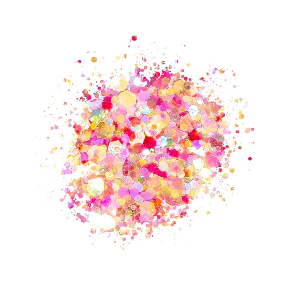 Kiara Sky 3D Glitter Nail Art | Sprinkle On Collection 1 oz | Mix with Acrylic, Gel Polish or dip Powder | Citrus Got Real Beauty & Personal Care KIARA SKY