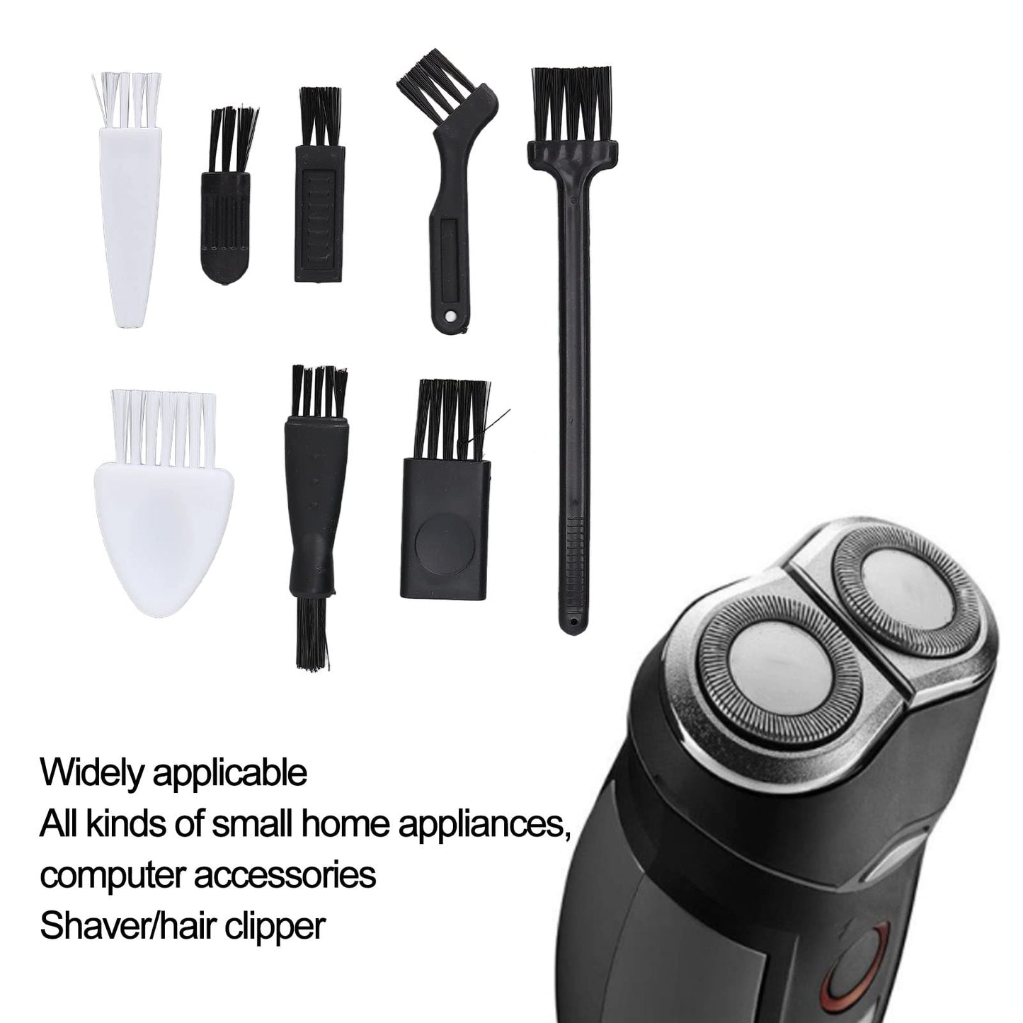 Saluaqui 8pcs Electric Shaver Cleaning Brushes, Replacement Electric Shaver Cleaning Brushes, Cleaner Set or Home Appliances Computer Accessories Beauty and Personal Care Saluaqui