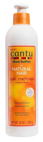 Cantu Natural Hair Curl Stretcher Cream Rinse 10 Ounce (295ml) (6 Pack)