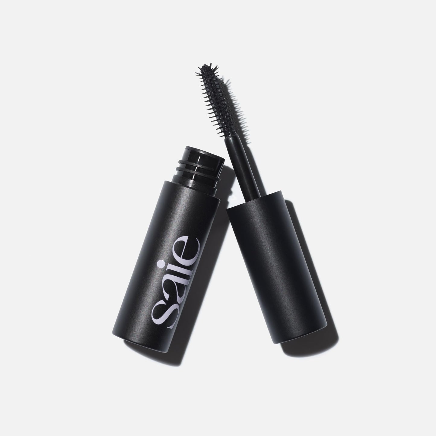Saie Mini Mascara 101 - Lash Lengthening Mascara for Thick, Bold, Lifted Lashes - Buildable Eye Makeup Formulated to Strengthen and Condition