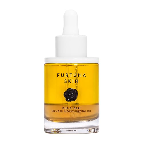 Furtuna Skin Biphase Moisturizing Oil - Hydrating, Plumping & Protecting Face, Neck, and Decollete Oil, Vegan & Cruelty-Free, Organic Olive