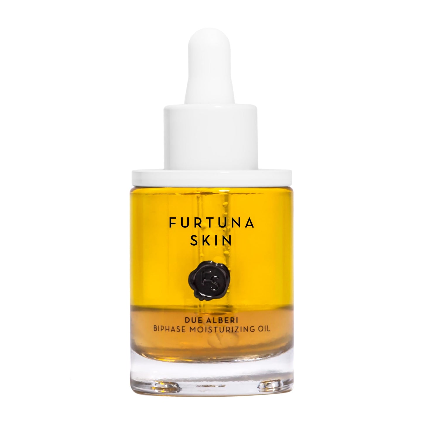 Furtuna Skin Biphase Moisturizing Oil - Hydrating, Plumping & Protecting Face, Neck, and Decollete Oil, Vegan & Cruelty-Free, Organic Olive