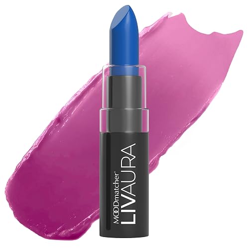 MOODmatcher LIVAURA Long Lasting Lipstick for Women - Color Changing Moisturizing Cream Lipsticks, Smudge Proof Lip Stick, Easy to Apply Lip Makeup,