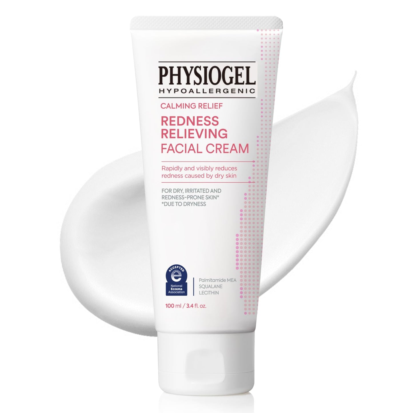 Physiogel Redness Reducing Cream - Ceramide Moisturizer for Dry, Sensitive & Redness-Prone Skin, Repairs Skin Barrier, Dermatologist-Tested