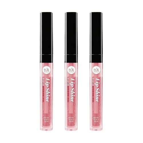 NICKA K NEW YORK Lipshine, Cosmetics, vibrant colors, bright colors, shining lips, lip shine, long lasting (AMZ252)
