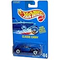 Hot Wheels - 1992 - Classic Caddy - Cadillac - New Paint Style - Blue & Black - Collector #44 - Rare - Limited Edition - Collectible 1:64 Scale