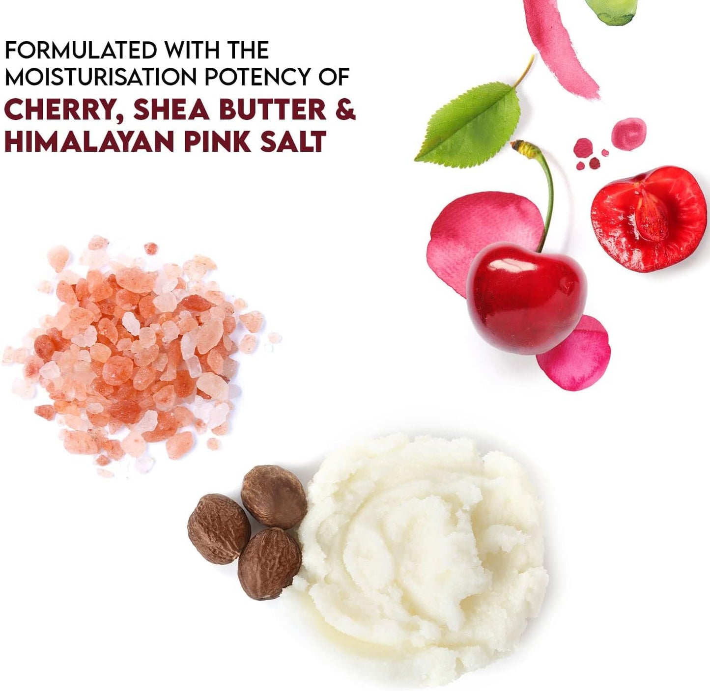 Natural Solution Lip Balm, Formulated with Cherry & Organic Shea Butter, Moisturizing Lip Care Multipack, Hydrating Moisturizer for Dry Lips, Organic