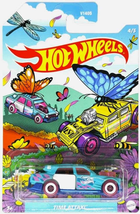 Hot Wheels 2025 Spring Easter Mix Set of 5 Pack, 1:64 Scale Diecast