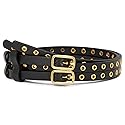Madewell Women's Grommet Belt, True Black, Medium