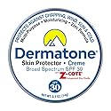 Dermatone Skin Protector w/Zinc | Skin Balm for Face & Lips | Barrier Cream for Sun, Wind & Cold | SPF 30 Zinc Sunscreen | Moisturize, Heal & Repair