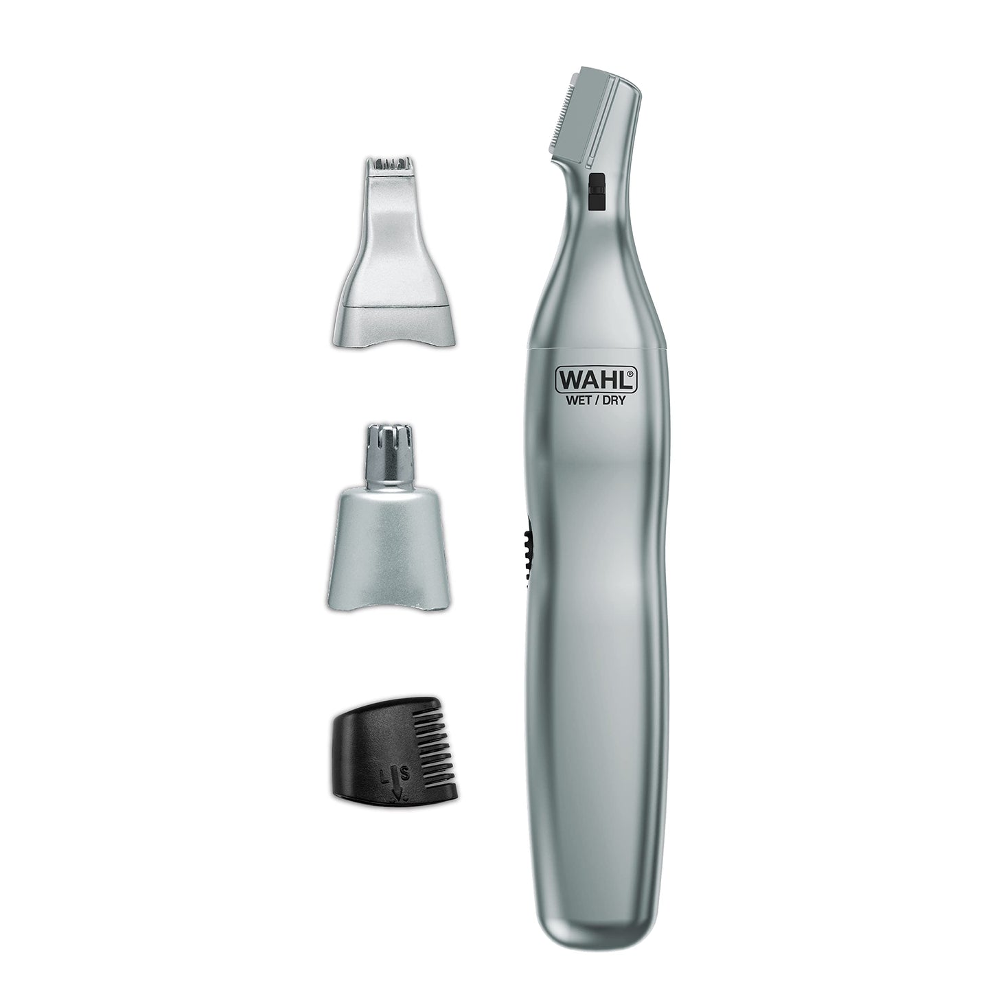 Wahl Men’s Nose Hair Trimmer, for Eyebrows, Neckline, Nose & Ear Hair, Precision Detail Trimming with Interchangeable Heads, Battery Included - Model Beauty and Personal Care Wahl Default Title