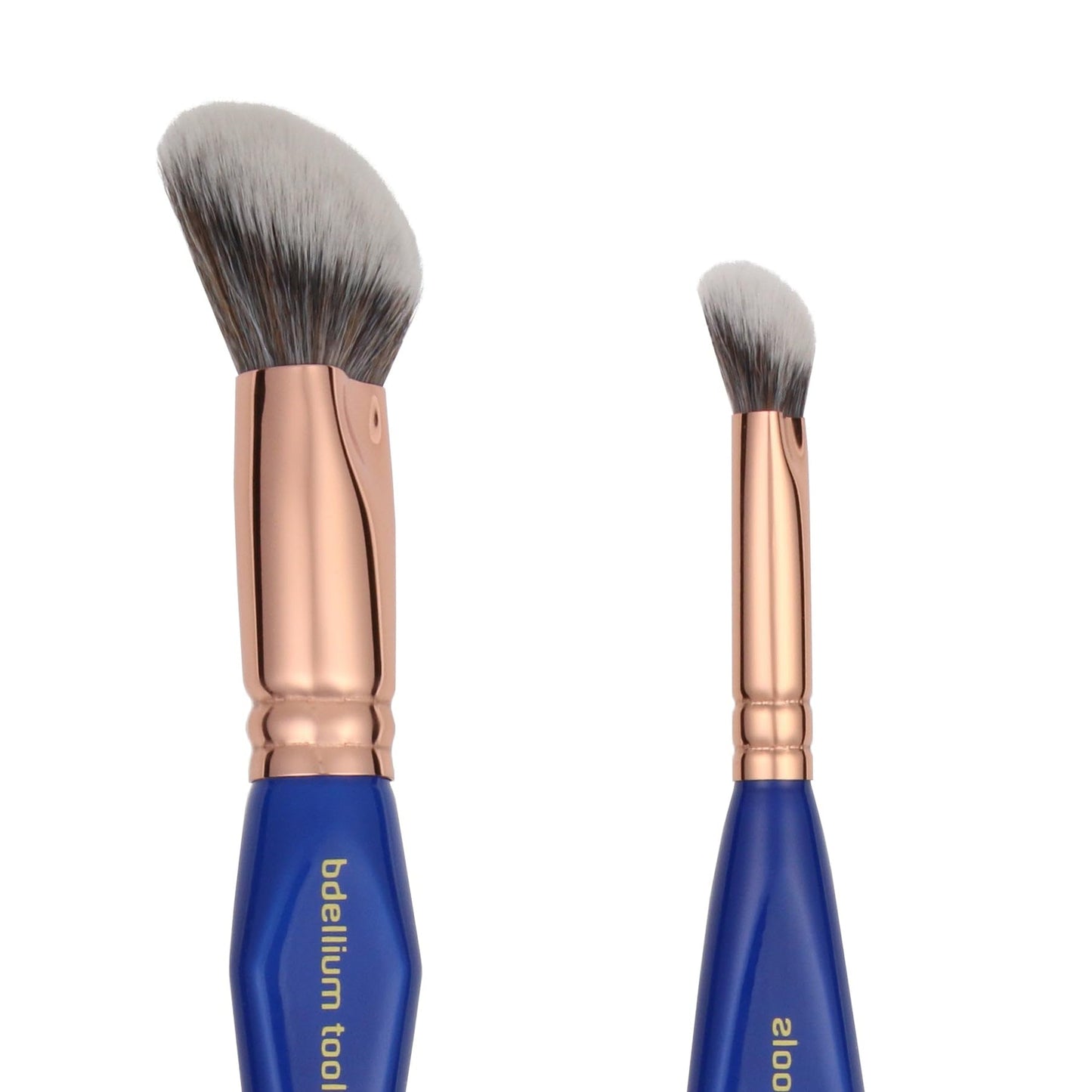 Bdellium Tools Professional Makeup Brush - Golden Triangle 969 Double-ended BDHD Phase II/Phase III - With All-Vegan Synthetic Fibers, For Versatile
