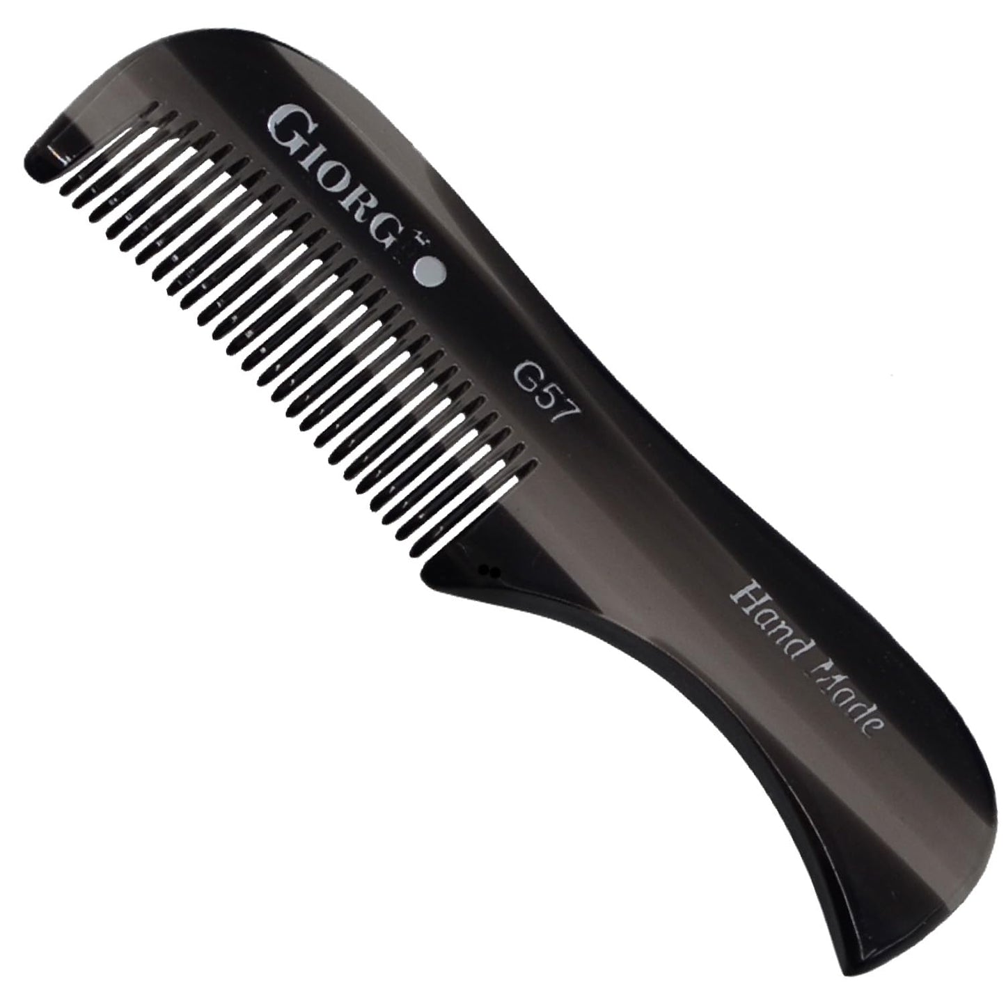 Giorgio G57 Extra Small 2.75 Inch Men's Fine Toothed Beard and Mustache Comb for Facial Hair Grooming and Styling. Wallet Pocket Comb Handmade Beauty and Personal Care GIORGIO