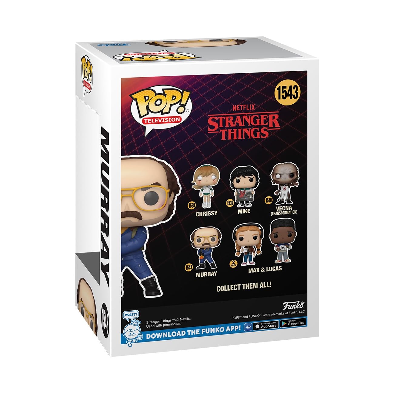 Funko POP! TV: Stranger Things - Murray Bauman - Collectable Vinyl Figure - Gift Idea - Official Merchandise - for Kids & Adults - TV Fans - Model…
